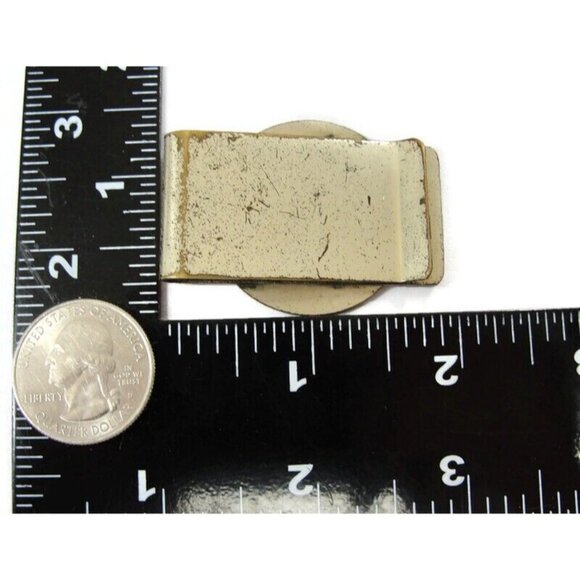 Vintage St. Ignace Michigan Money Clip Men Wallet ID Credit Card Holder - Picture 5 of 6